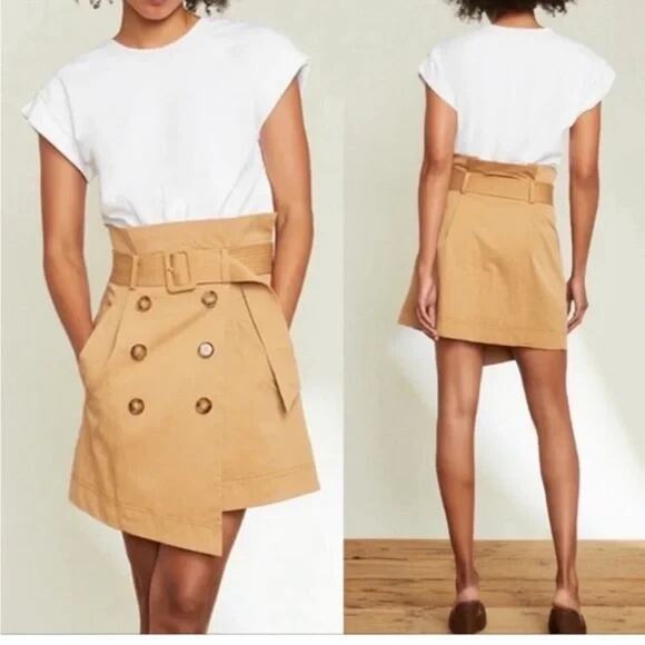 VERONICA BEARD Melany Mixed Media Layered Look Mini Dress SZ S $398 - Picture 1 of 4